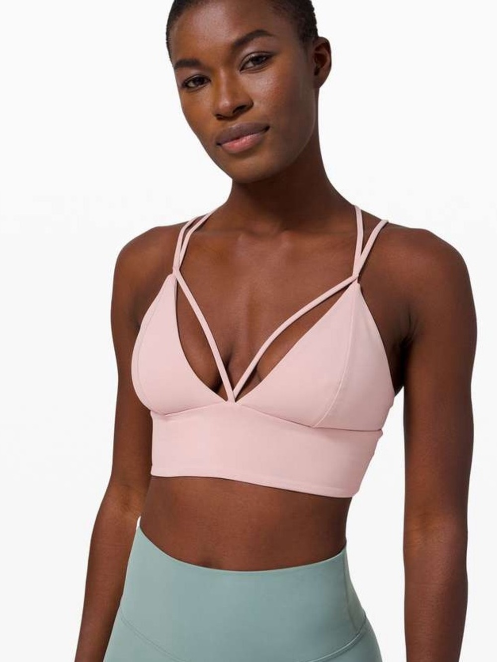 Lululemon Pushing Limits Bra *Light Support mink berry size 4